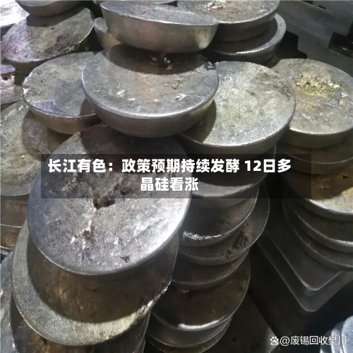 长江有色：政策预期持续发酵 12日多晶硅看涨-第3张图片