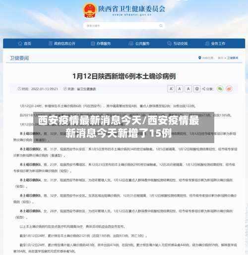 西安疫情最新消息今天/西安疫情最新消息今天新增了15例-第3张图片