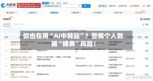 你也在用“AI中转站”？警惕个人数据“裸奔”风险！-第3张图片