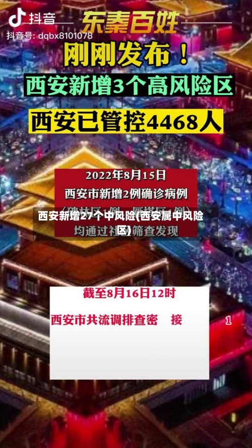 西安新增27个中风险(西安属中风险区)