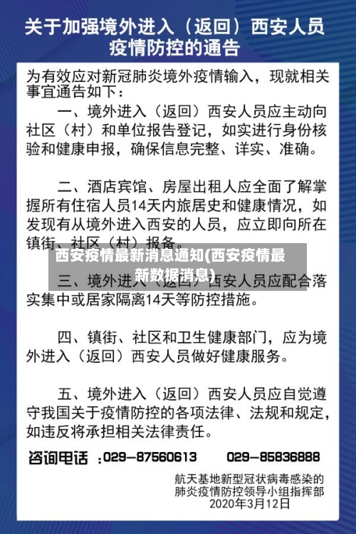 西安疫情最新消息通知(西安疫情最新数据消息)
